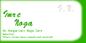 imre noga business card